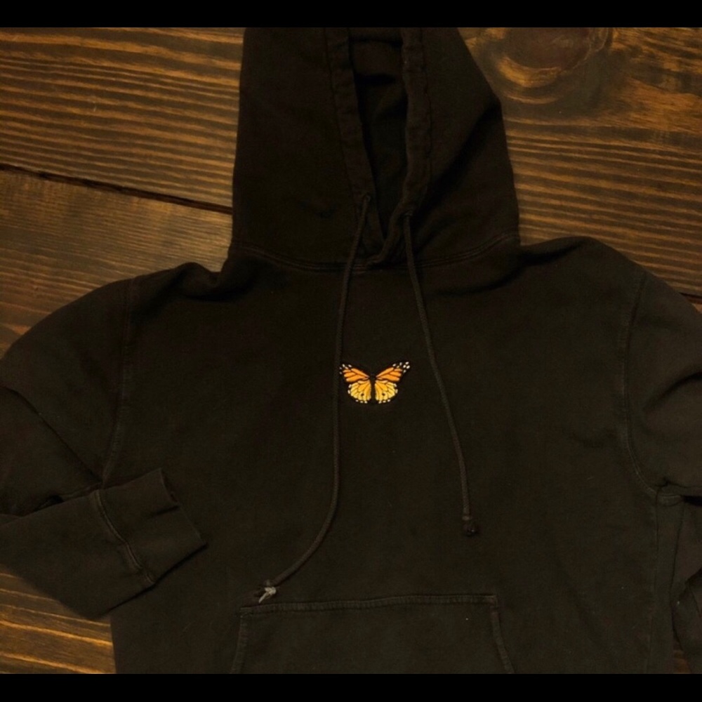 brandy melville butterfly sweatshirt